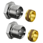 Обжим на медную трубку 15мм Oventrop 1016853  1/2 x 15 мм- фото