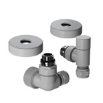 Набор термостатический трехосевой Royal Thermo Design Pro RATVXT11215WH 15мм М30х1,5 (БЕЛЫЙ)- фото2