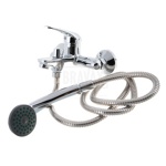 Смеситель Ledeme L3039-B L короткий излив Д35 рычаг- фото