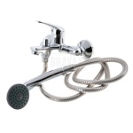 Смеситель Ledeme L3039-B L короткий излив Д35 рычаг- фото2