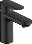 Смеситель для умывальника Hansgrohe Vernis Blend 100     71551670 черный матовый с донным клапаном- фото