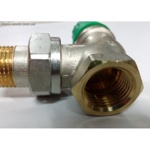 кран термостатический угловой 1/2  Danfoss RA-DV 15 (013G7713) (DNK) с функцией балансировки системы (зеленый колпачек)- фото6