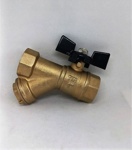 Кран шаровый с фильтром 1