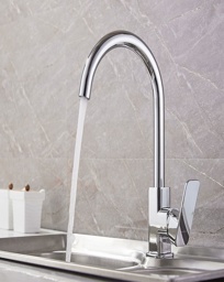 Смеситель для кухни Ledeme L4033-2 Хром - латунь однорычажный- фото